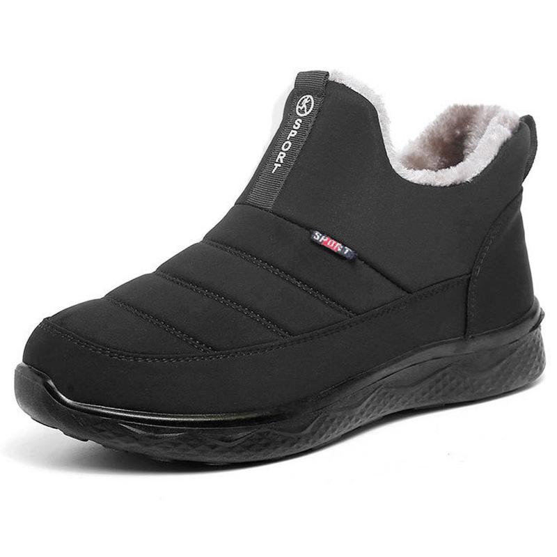 Waterproof Snow Boots for Couples Winter Season Thick and Warm Cotton Boots Lightweight and Comfortable Easy To Step On