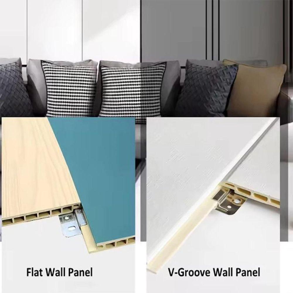 100Pcs Rust Resistant Wall Panel Clips Galvanized Steel Wall Panel Fixing Clamps  Ceiling Cladding