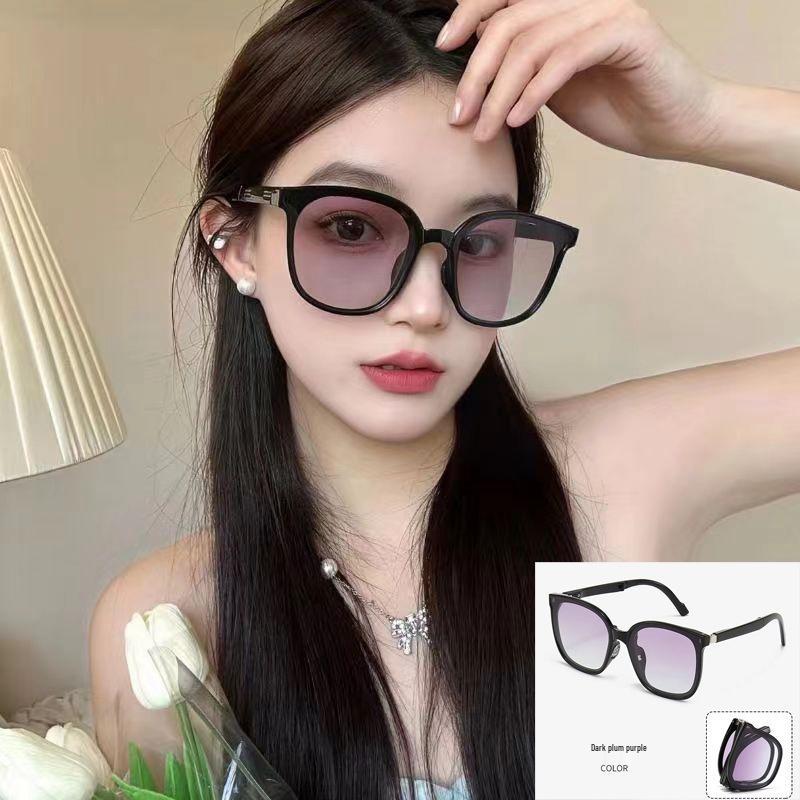 Women's Polarized Foldable Sunglasses with Air Cushion Nose Pads - UV Protection & Fashionable for Driving