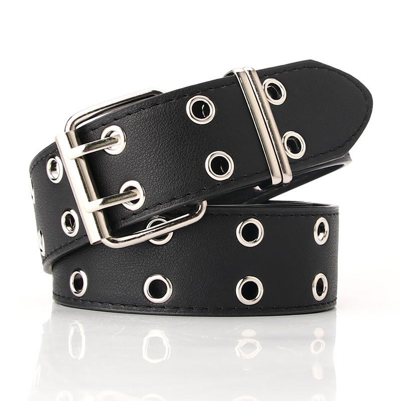 Chic Womens Wide Belt With Studded Details And Iron Buckle For Elegant And Casual Outfits