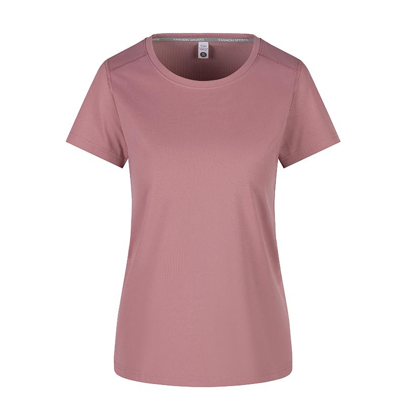 Camiseta de Verano de Seda Helada de Secado Rápido para Mujer, Camiseta de Manga Corta para Deportes al Aire Libre para Mujer