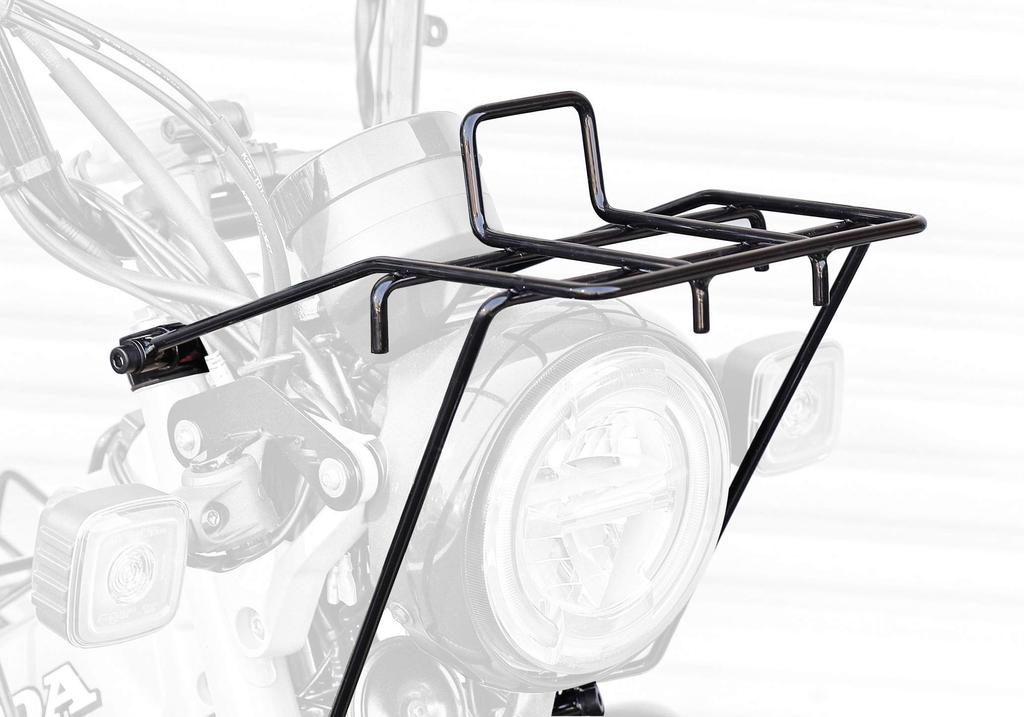 Kijima Bike Parts Front Carrier Over Steel CT125 Hunter Cub Black ('20-) 210-2755