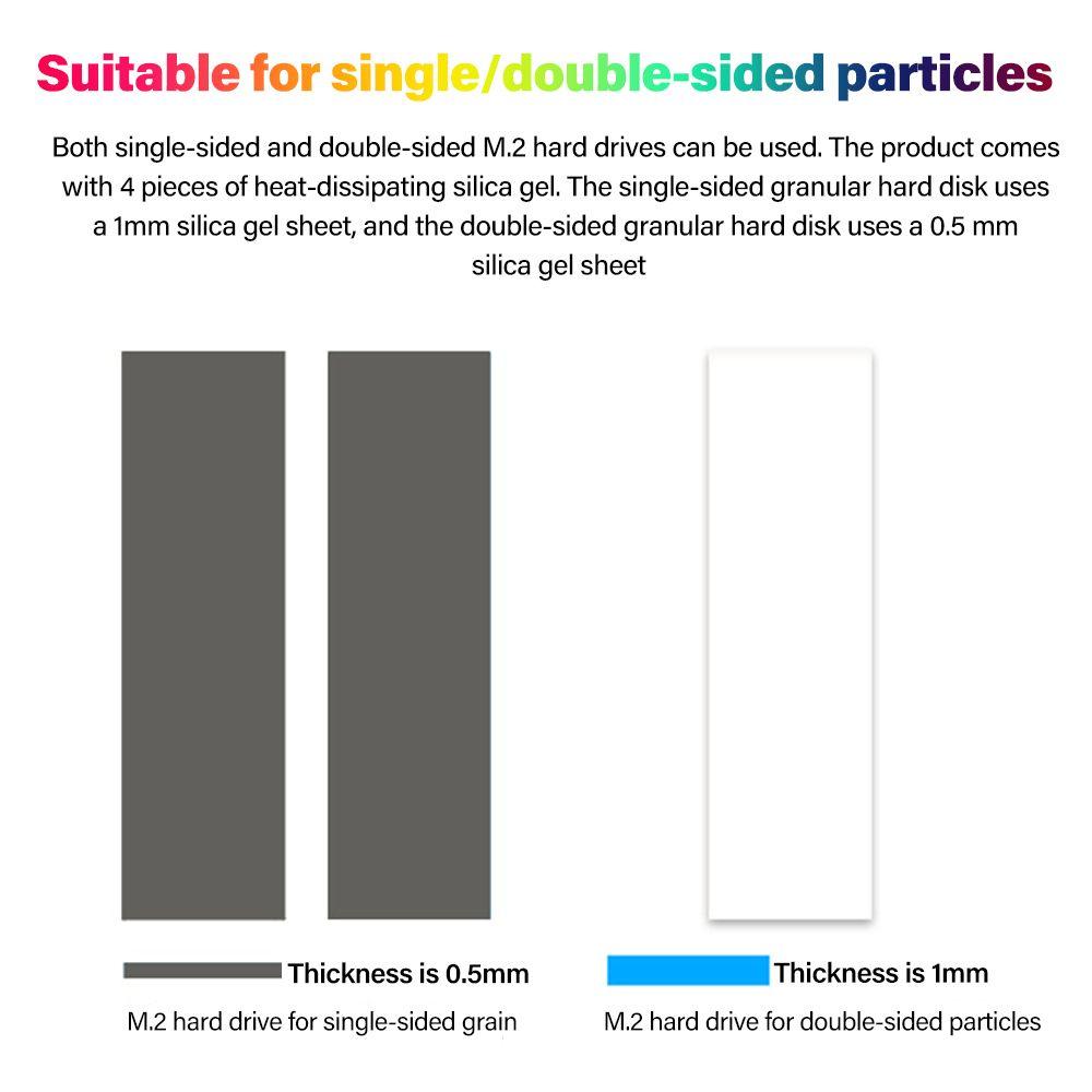 For PS5 Drives Radiator Cooling M.2 NGFF Heat Sink SSD Heatsink M.2 NVME Cooler M.2 2280 Heat Sink