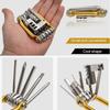 Bike Tool Kit 11 in 1 Bike Tool Multitool for Bike Hex Wrench Chain Spoke Wrench for Mountain Bike Cycling