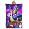 Super Soft kamen rider anime Throw Blanket Premium Flannel Fleece Lightweight Bed Blanket Fuzzy Plush Bedspread All Season Use