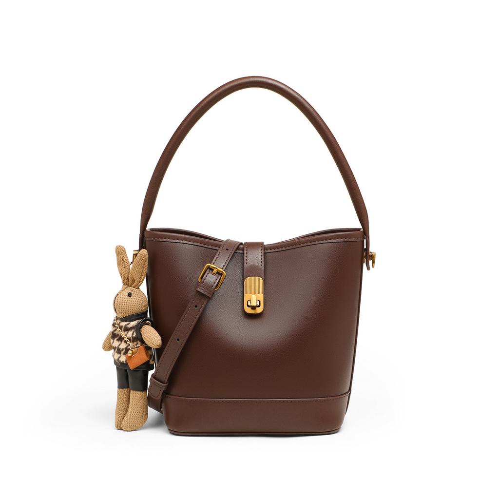 Bag Women'S Bag Fashion Casual Versatile Bucket Bag Women'S Premium Textured Shoulder Crossbody Bag