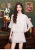 2026 Summer New Chinese Fairy Short Skirt Set with Chinese Style Pan Button Top Two Piece Set Shirt for Women
