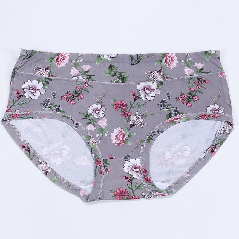 

Женские трусы-слипы большого размера с высокой посадкой и принтом 1XL [140-160 lbs]