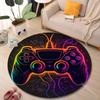 Multiple Sizes Game controller Print Round Rugs for Living Room Bedroom Floor Mats Kids Room Household Carpet Home Decor