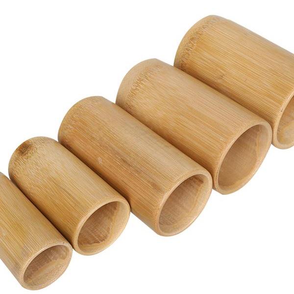 Extra Large Natural Bamboo Cupping Jar for Home Use - Suction Cup, Thickened Bamboo Tube, Wooden Design, Free Shipping