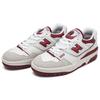 New Balance 550 Burgundy Unisex Sneakers White Sea-Salt BB550LI1
