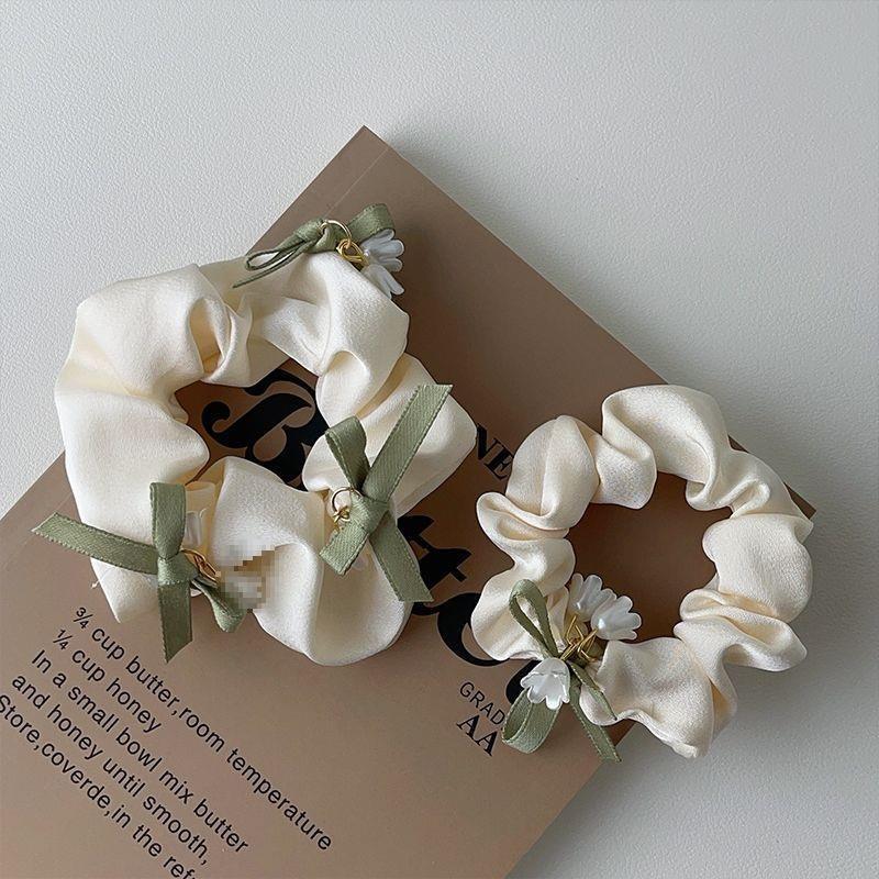 Lily of the Valley Bow Scrunchie – Mori Girl Style Hair Accessory