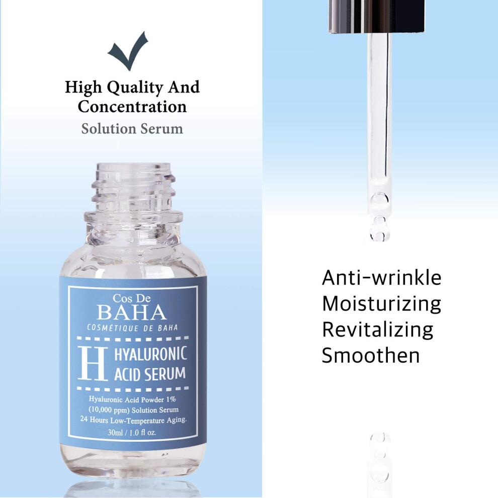 Cos De BAHA, H, Hyaluronsäure Serum, 1 fl oz (30 ml)