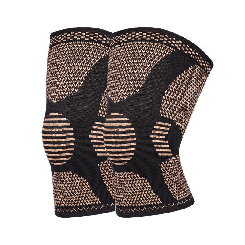 Copper Fiber Knee Pads for Sports: Breathable Support for Basketball, Cycling, Running & Fitness
