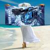 1PC Custom Name Horse Fantasy Beach Towel Highly Absorbent And Sand-Resistant Towel for Swimming, Pool, Yoga, And Travel Lightweight