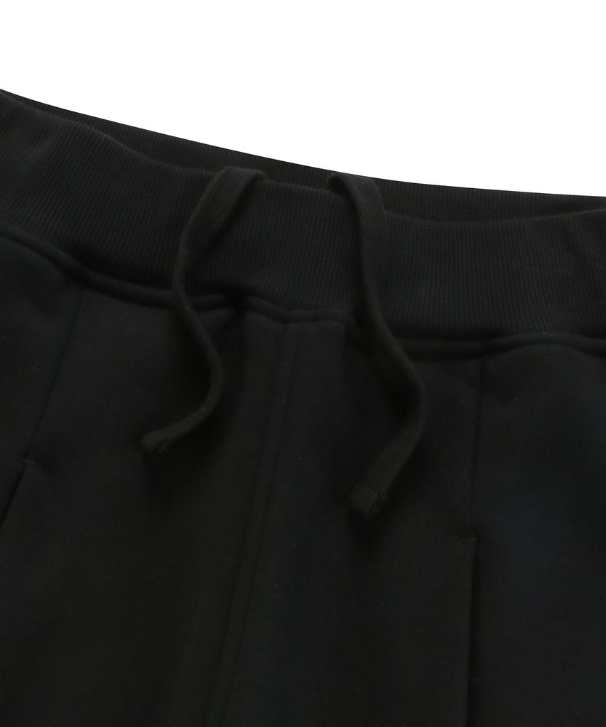 COLUMBIA UNIVERSITY 1754 Crown Wide Fit Pintuck Sweat Pants Black