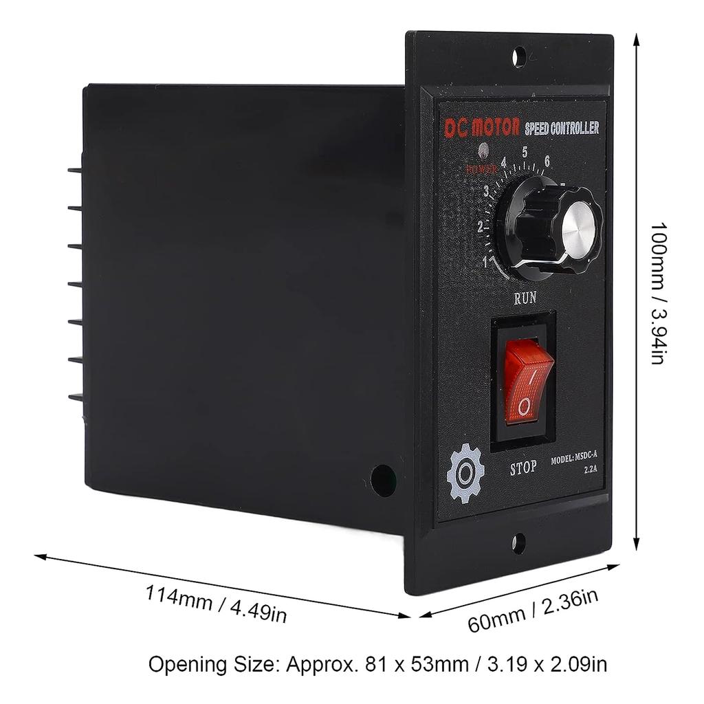 250/400/500W Speed Controller Forward Reverse Connecting Motor Speed Regulator Good Mechanical Property 180VDC Output