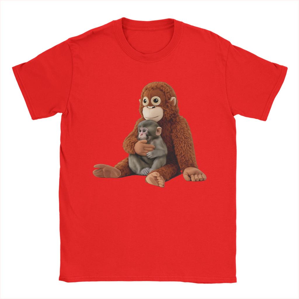 Punch Monkey Lustiges Tier Herren T-Shirt Vintage T-Shirts Kurzarm Rundhals T-Shirts 100% Baumwolle Geschenkidee Kleidung