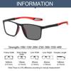 Ultralight Anti-blue Light Myopia Eyewear Eyeglasses TR90 Sport Short Sighted Men Women Photochromic Glasses Eyewear 0 To -4.0
