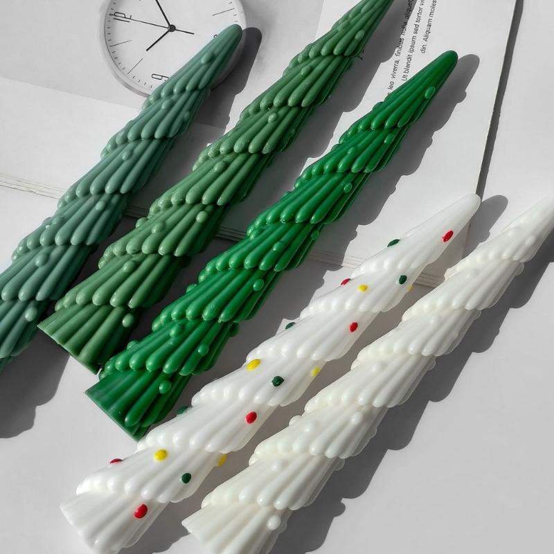Christmas Tree Silicone Mold For Epoxy Resin Handmade Pillar Soap China Mainland