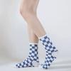 Women's Preppy Style Crew Socks Comfy Breathable Socks Ribbed Lightweight Casual Dress Socks