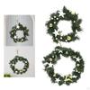 Christmas Artificial Pine Leaf Wreath, Decorative Garland for Indoor And Outdoor Use