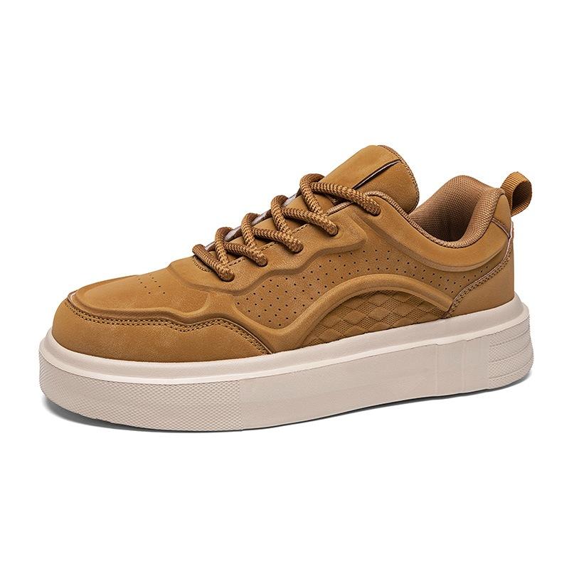 Light and comfortable cushioning skateboard shoes Outdoor college style Original niche white shoes Casual comfortable board shoes