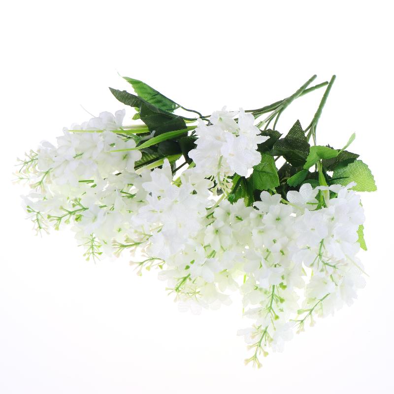 Artificial Hyacinth Lavender Bouquet Fake Flowers For Home El Garden Wedding Decoration Plastic Floral Arrangement