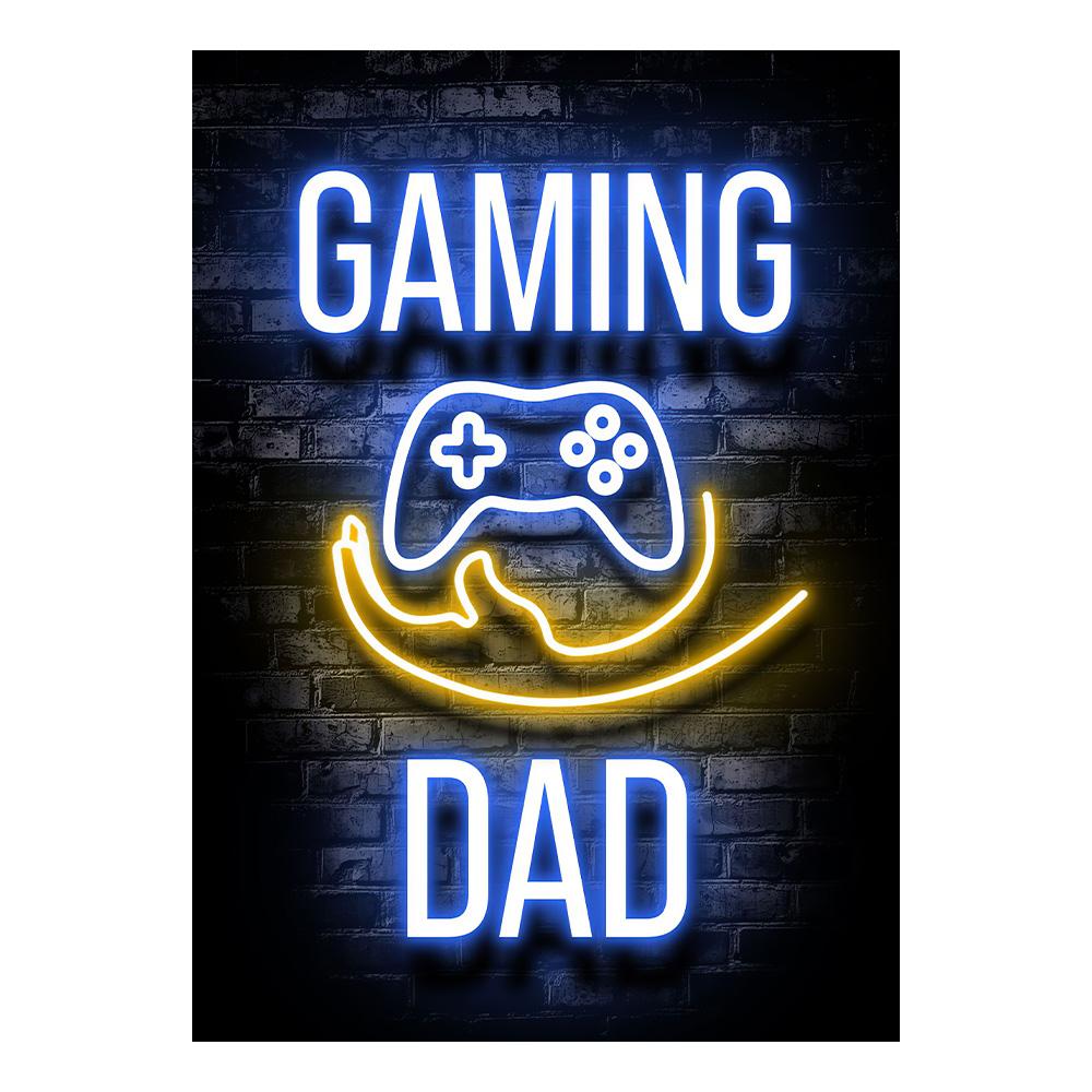 Neon Gaming Gamer Wandkunst Poster Drucke Gamer Leinwandmalerei Leinwandbild für Kinder Jungenzimmer Dekoration Spielzimmer Cuadros