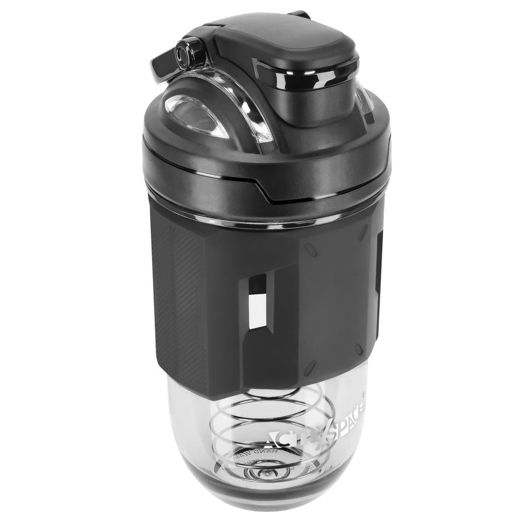 Tritan Sports Bottle Shaker For Nutritional Supplements 700 Ml - Black