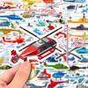 50 Autocolante Elicopter Husă Telefon Mobil Notebook Valiză Autocolante Decorative Adeziv Repetat Autocolante Impermeabile