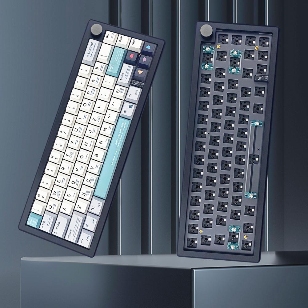 GMK67 Mechanische Tastatur, kabellos, RGB, austauschbar, individuelles mechanisches Tastatur-Kit, RGB-Hintergrundbeleuchtung für Desktop-PC, kein Schalter