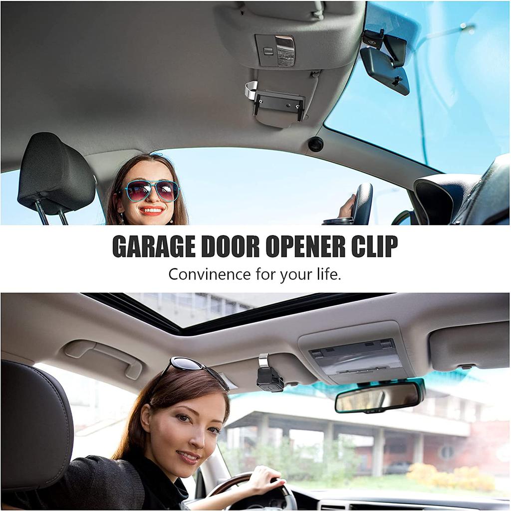Garage Door Opener Clip Universal Car Garage Remote Visor Clip Compatible With Liftmaster, Sears And Chamberlain