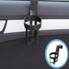 Universal Black Car Hook Cup Holder Easy To Install Portable and Multifunctional Car Storage Rack Stably Holds Bottled Items