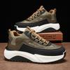 Anti-slip Work Casual Shoes Men Soft Bottom Hiking Board Shoes Low Tide Footwear Thick Sole Students Running Shoes Men Sneakers