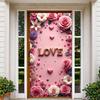 Decorative Backdrop Romantic Floral Background Beautiful Banner for Wedding