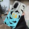 Cartoon Cat Dolphin Girls Case For Xiaomi Redmi 14C 13C 10 9A 9C Note 14 13 12 11 10S 9 8 Pro Plus A5 A4 A3 A2 A1 Fundas Cover