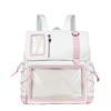 Schoolbag Japanese new ins schoolbag transparent pain bag student two-dimensional bar large-capacity backpack fashionable backpack female