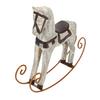 Rocking Horse Ornament Vintage Decorative Table Decoration Resin Iron Bookshelf Decor