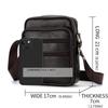 Letní nová pánská taška přes rameno z pravé kůže, vrchní vrstva z hovězí kůže, crossbody taška, módní multifunkční klopová taška přes rameno