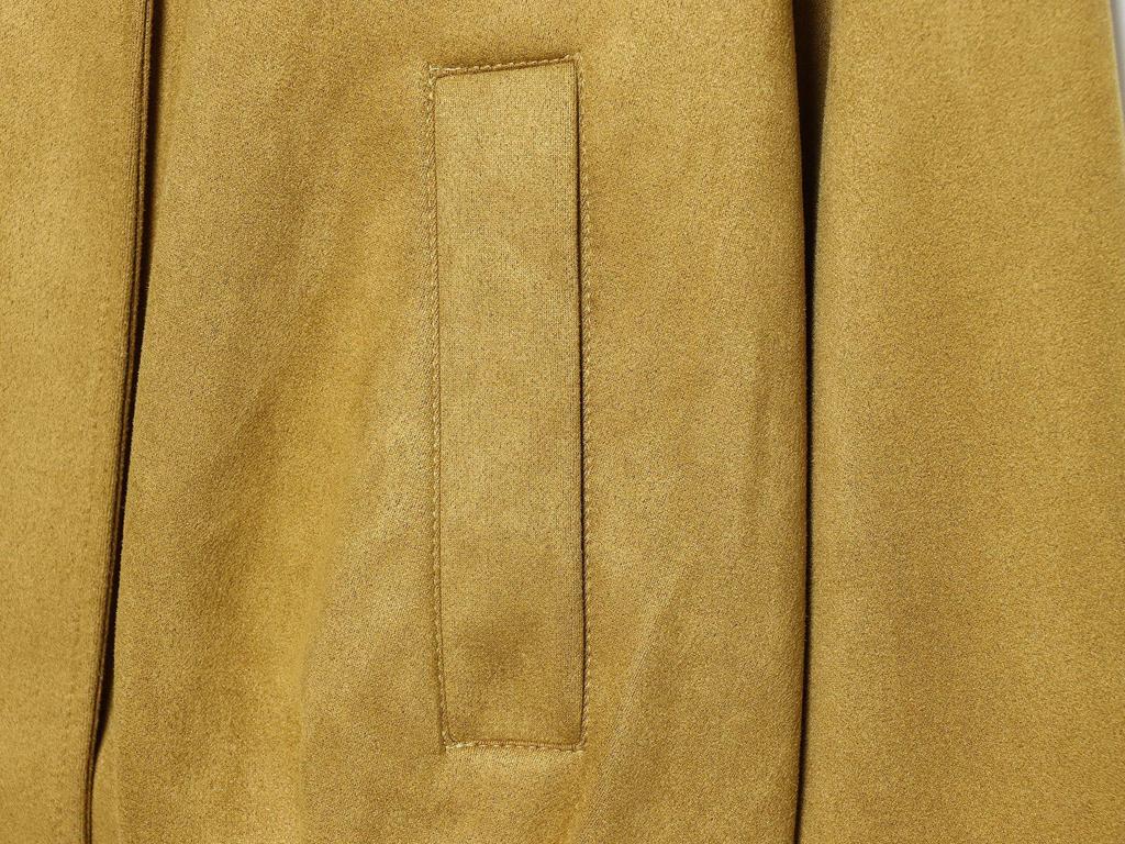 French Retro Suede Bomber Jacket - Women's Fashion Trend
