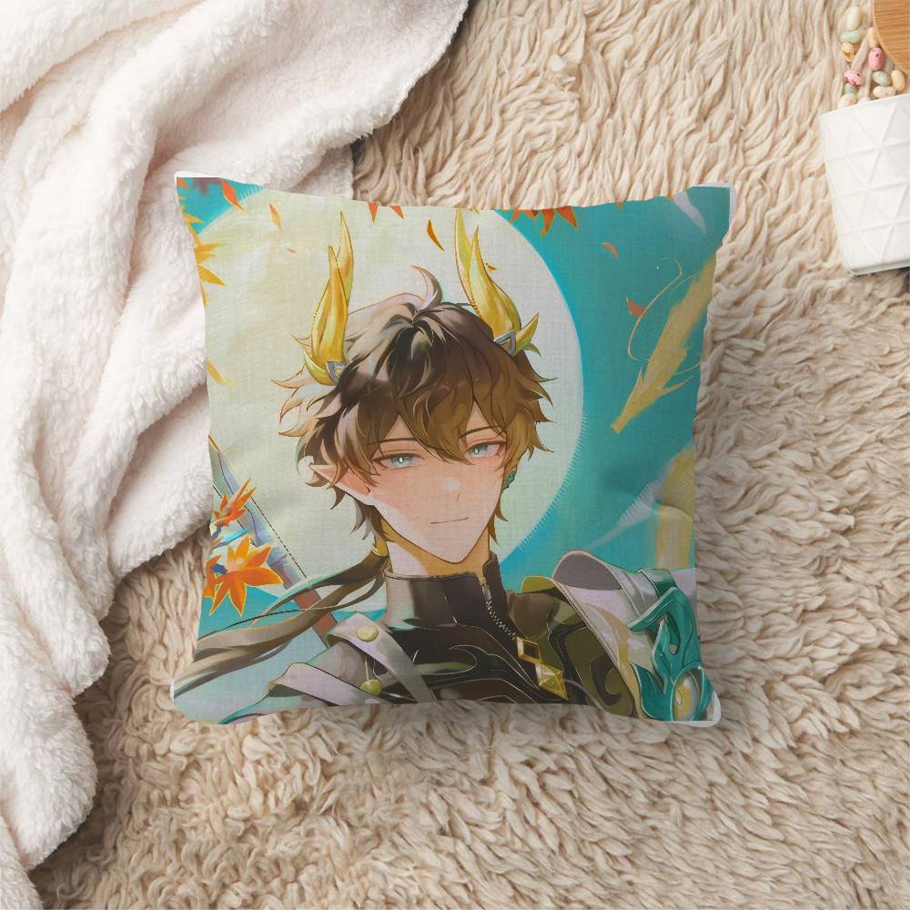 Anime Honkai Star Rail Dan Heng Cushion Cover Car Throw Pillow Case For Sofa Car Christmas Gift xcm xcm