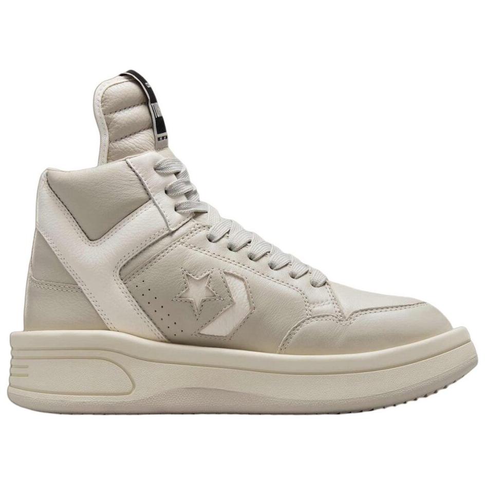 Converse Rick Owens X DRKSHDW TURBOWPN Mid Pelican Unisex Sneakers Grey Egret Fog A10960C