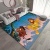 1 Stück Disney König der Löwen Druck Teppich für Wohnzimmer Schlafzimmer Kinderzimmer Heimdeko Bereichsteppich Rutschfeste Matte Spielmatten Luxus Geschenk
