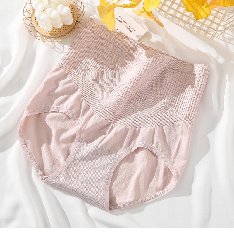 Female Spring and Autumn Sexy Thread Protection Palace Abdominal Girdle Waist Shaping High Waist Triangle Briefs