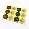 New 12Sheets Vintage Flower Round Wave Kraft Paper Handmade Seal Sticker For Handmade  DIY Multifunctional Gift Wholesale
