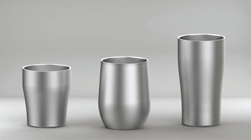 Kakuse Vakuum-Doppelbecher aus Edelstahl, 490 ml, Vakuum-Doppelstruktur, einfaches Design, Ancolors, warm/kalt, UC-10