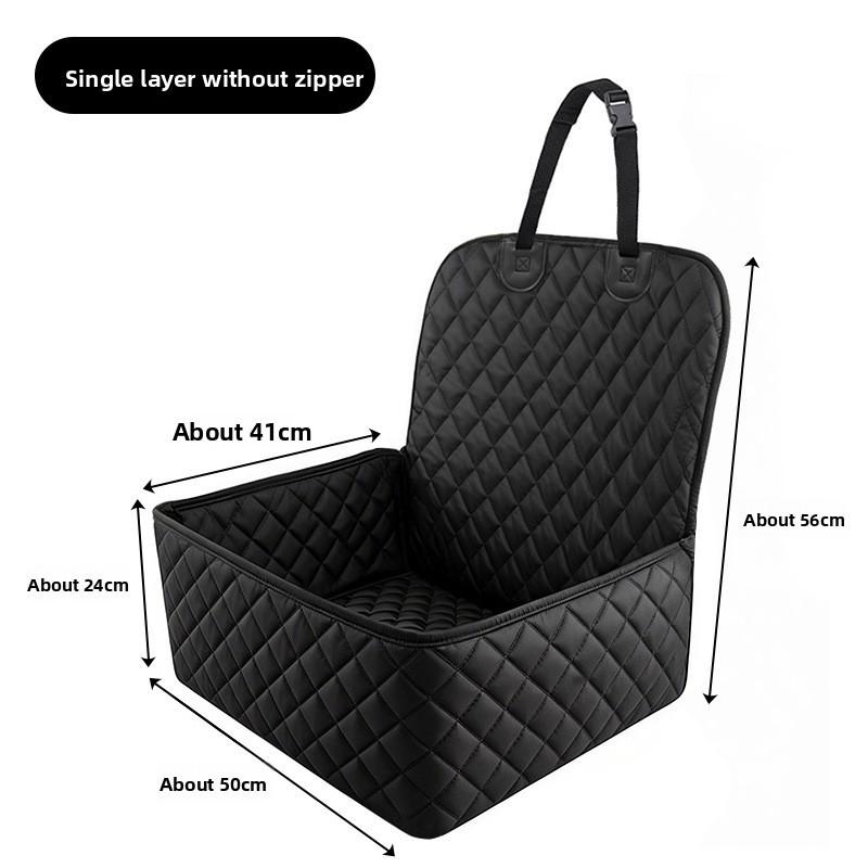 Waterproof Pet Seat Cushion For Cars With Nonslip Base For Small Dogs