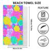New, Double-sided Velvet Beach Towel Quick-drying Sports Towel Printed Bath Towel
