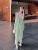 French Halterneck Backless Camisole: Fairy Summer Beach Dress